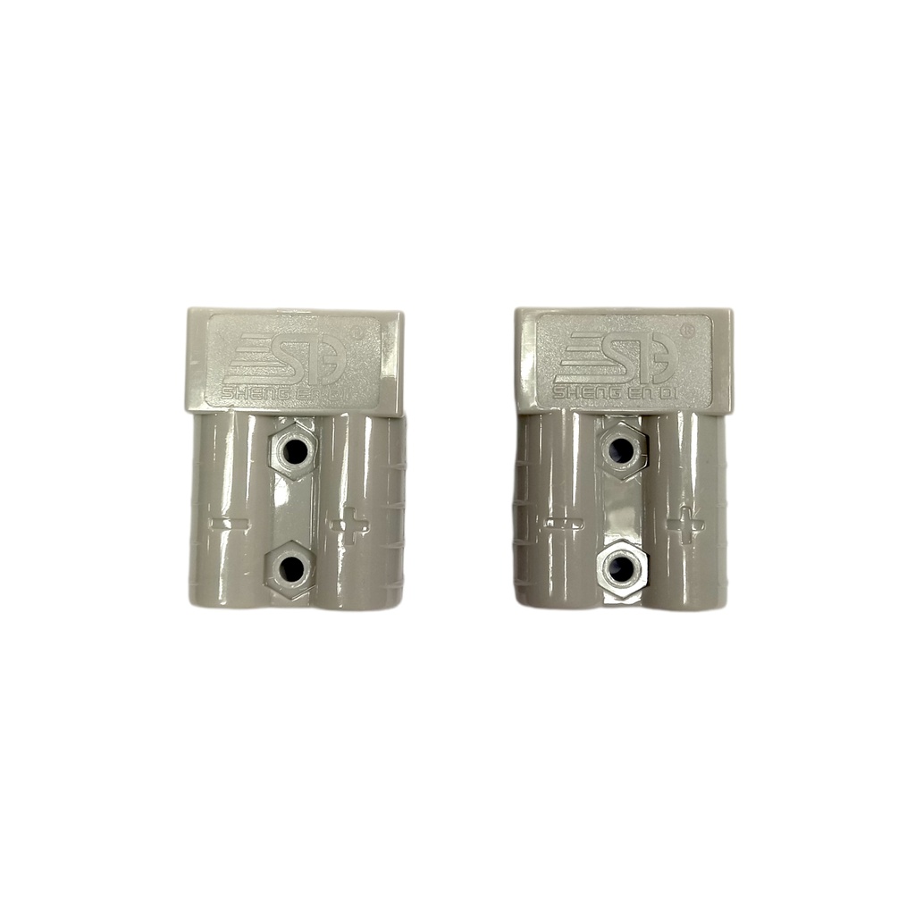 CONECTORES PLAST.TIPO ANDERSON 50A,600V,2PZS CABLE N.6 AWG  JK